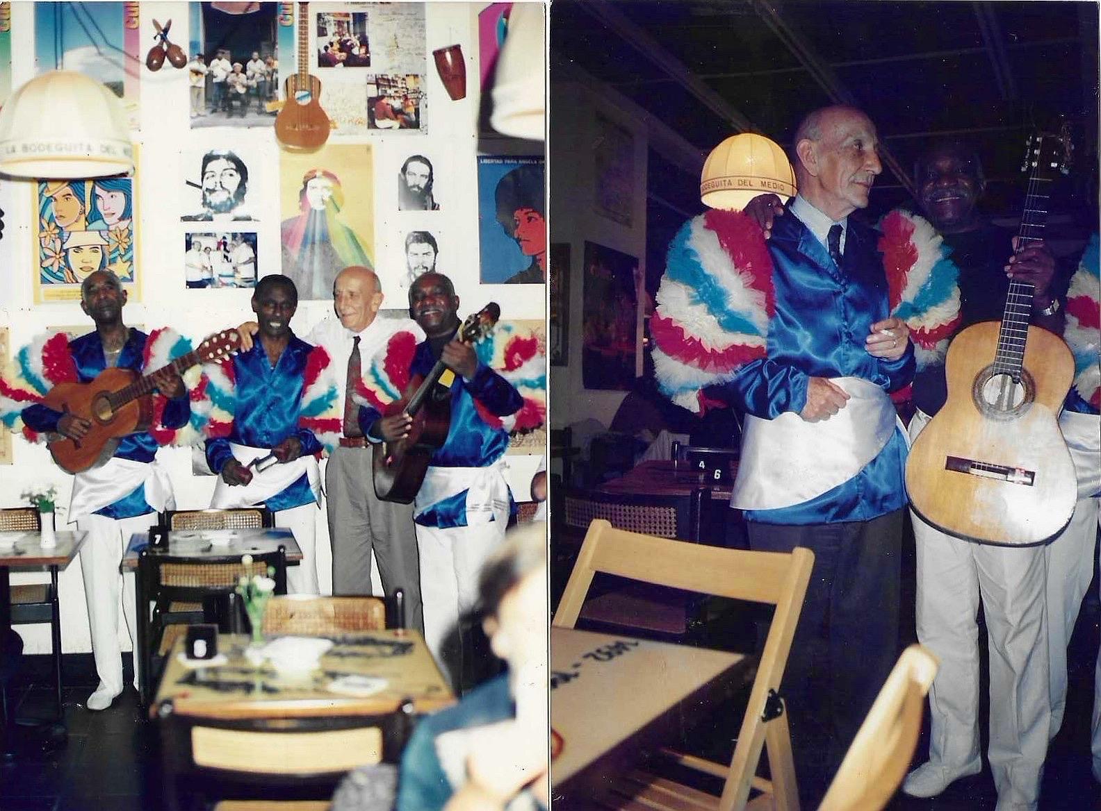 Band cubana all’interno della Bodeguita